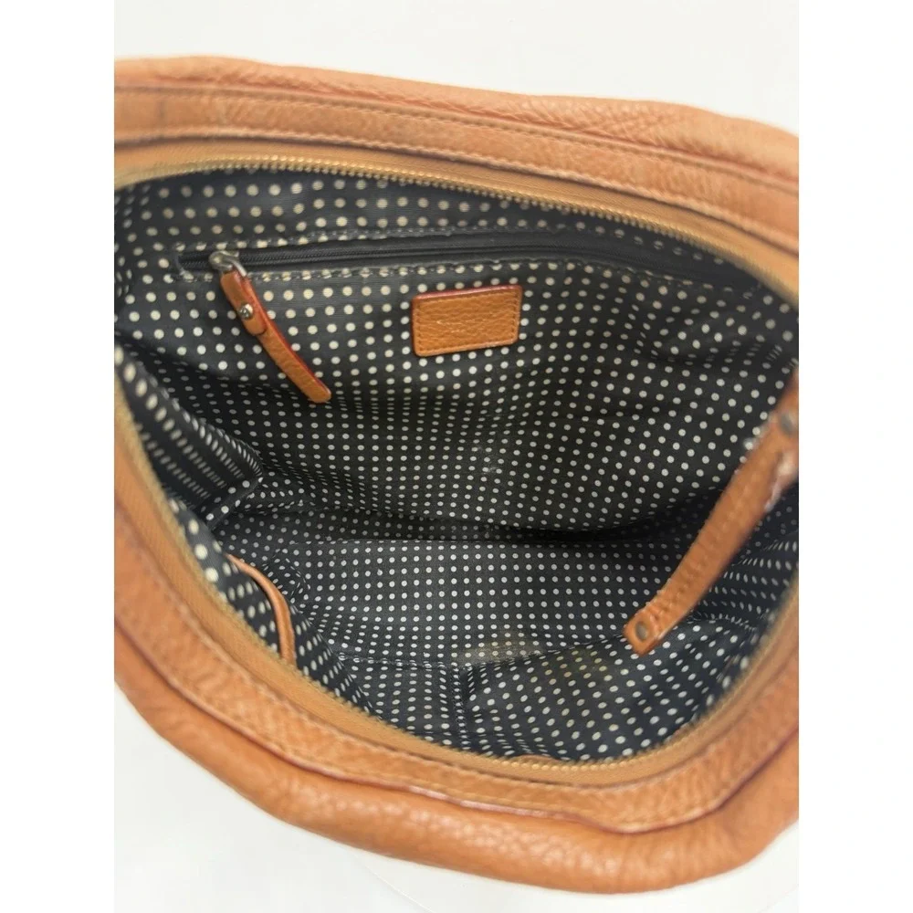 Kate Spade Lori Berkshire Road Hobo Bag Tan Soft Pebbled Leather